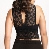 Bralette Malla Encaje Corazon