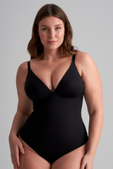 Body Modelador Sin Barba Negro