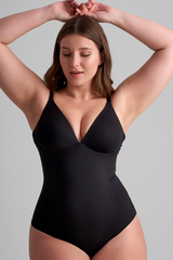 Body Modelador Sin Barba Negro