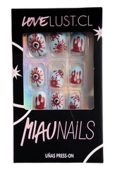 Uñas Press On Ojos Sangrientos