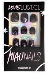 Uñas Press On Galaxia Squoval