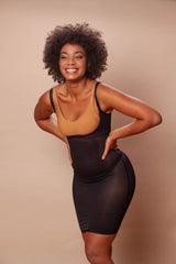Vestido Busto Abierto Powermesh
