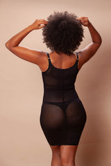 Vestido Busto Abierto Powermesh
