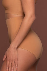 Pantaleta Alta Modeladora Café Claro