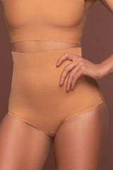 Pantaleta Alta Modeladora Café Claro