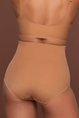 Pantaleta Alta Modeladora Café Claro