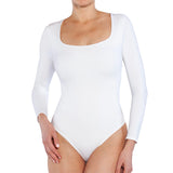 Body Irina Blanco escote cuadrado