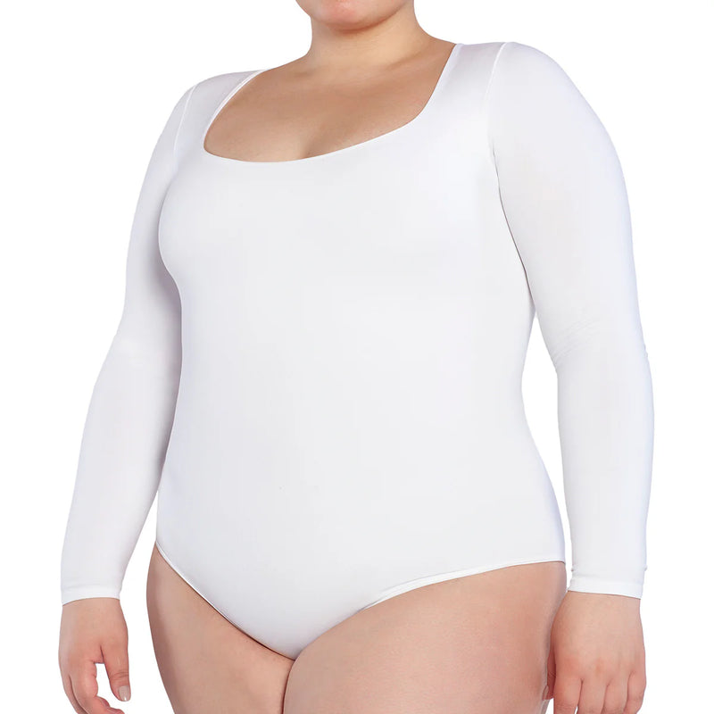 Body Irina Blanco escote cuadrado