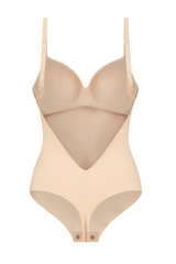 Body Colaless Espalda Baja Beige