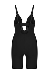 Body Biker Escote Profundo Negro