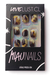 Uñas Press On Fantasía de Nutella