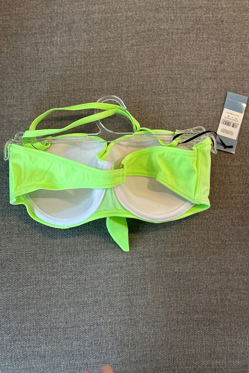 Sosten Bikini Verde Fluor Valege