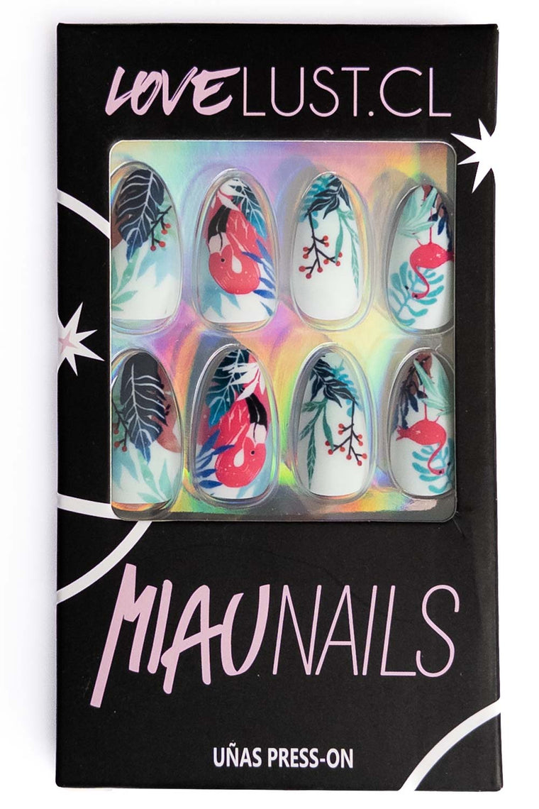 Uñas Press On Flamencos
