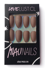 Uñas Press On Malva mate