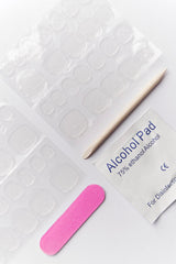 Uñas Press On Light Malva Almendrada